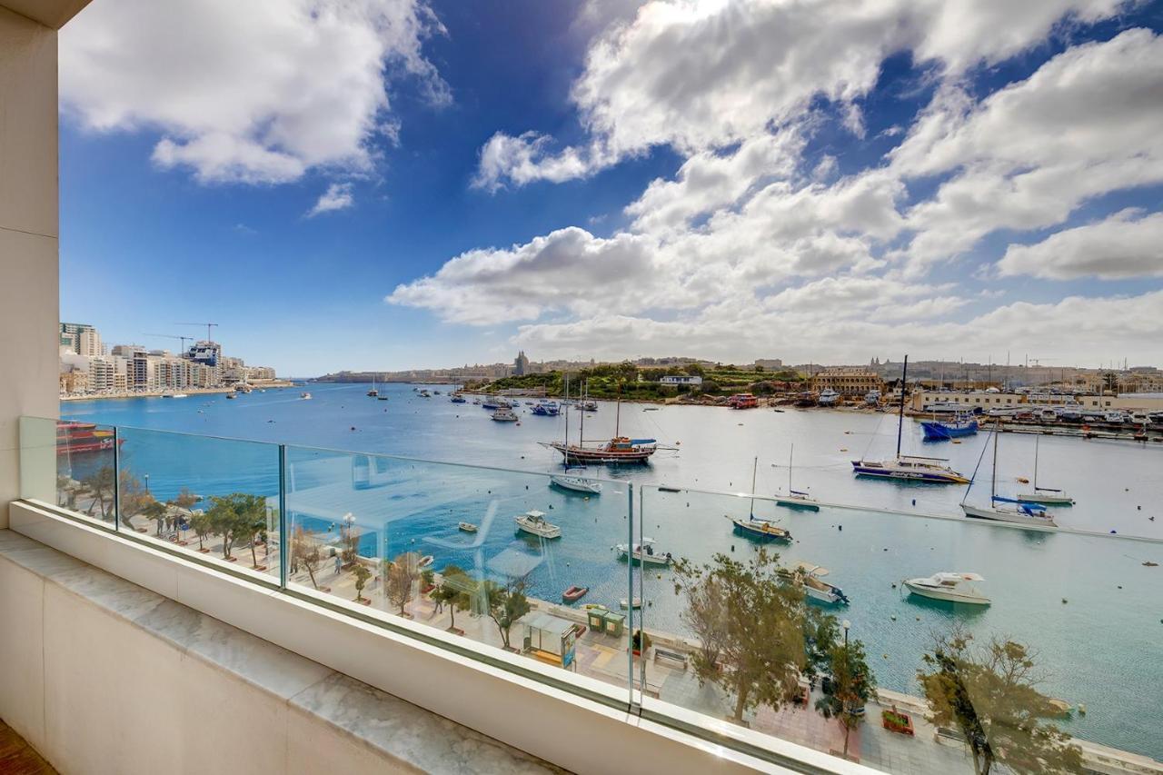 Luxe Apartment With Valletta And Harbour Views Слима Экстерьер фото